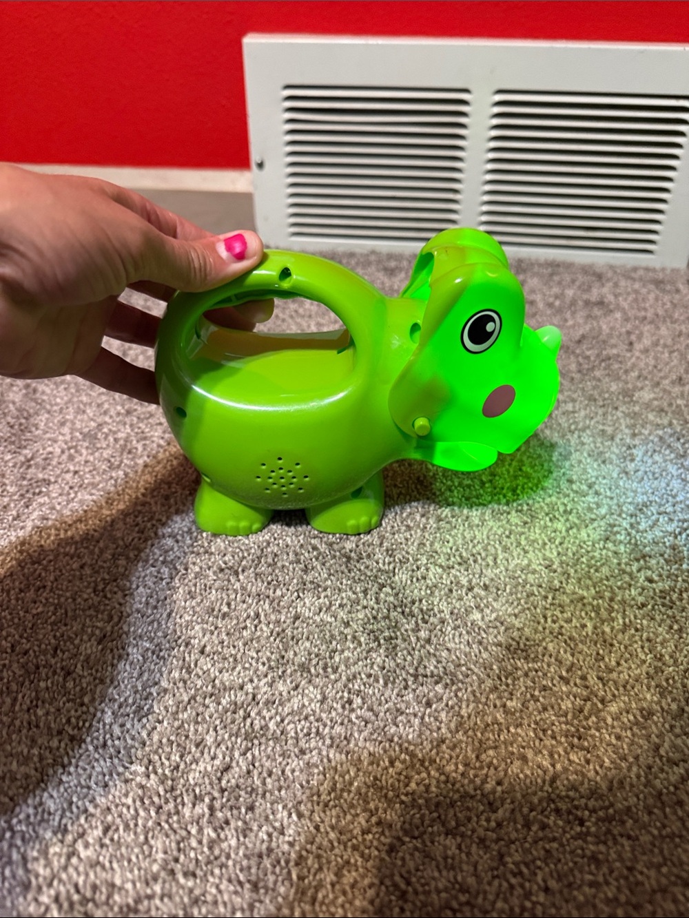 Kids Green Dinosaur Handheld Light-Up Kids Toy